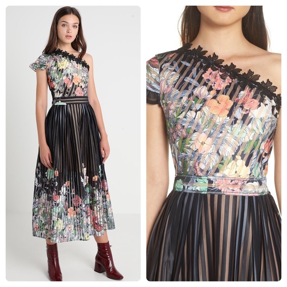 Anthropologie Dresses & Skirts - Foxiedox flora one shoulder dress NWT